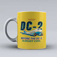 Thumbnail for Douglas DC-2 - Cartoon - Mug - Yellow