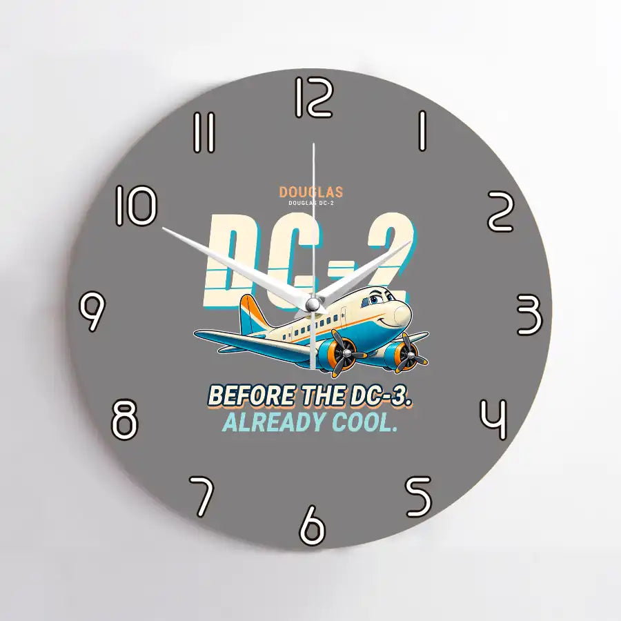 Douglas DC-2 - Cartoon - No Frame - Gray