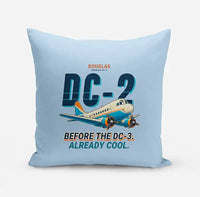 Thumbnail for Douglas DC-2 - Cartoon - Pillow - Light Blue