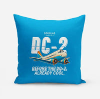 Thumbnail for Douglas DC-2 - Cartoon - Pillow - Turquoise