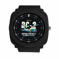 Thumbnail for Douglas DC-2 - Cartoon - Rubber Strap - Black