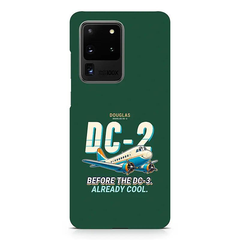 Douglas DC-2 - Cartoon - Samsung Case - Dark Green