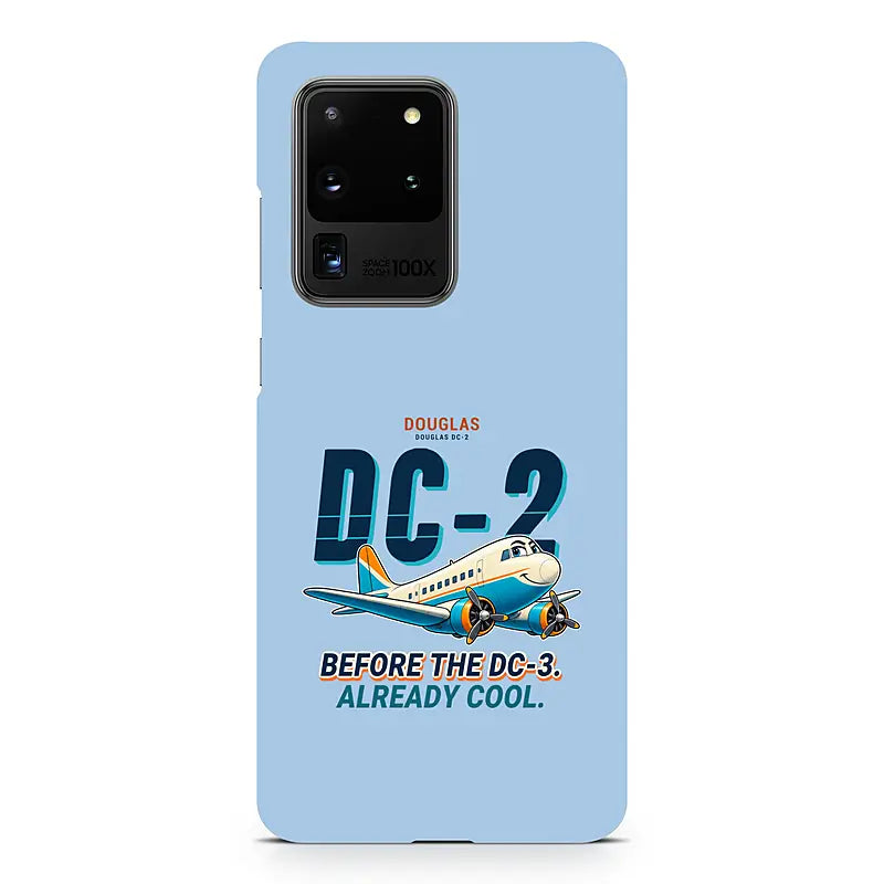 Douglas DC-2 - Cartoon - Samsung Case - Light Blue