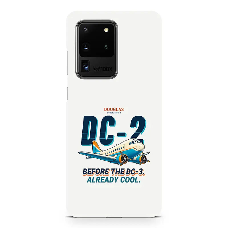 Douglas DC-2 - Cartoon - Samsung Case - White