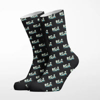 Thumbnail for Douglas DC-2 - Cartoon - Socks - Black