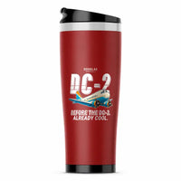 Thumbnail for Douglas DC-2 - Cartoon - Stainless Steel (No Holder) - Red