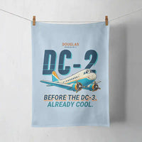 Thumbnail for Douglas DC-2 - Cartoon - Towel - Light Blue