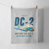 Thumbnail for Douglas DC-2 - Cartoon - Towel - Light Gray