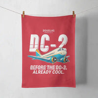 Thumbnail for Douglas DC-2 - Cartoon - Towel - Red