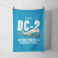 Thumbnail for Douglas DC-2 - Cartoon - Towel - Turquoise