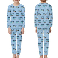 Thumbnail for Douglas DC-2 - Children Pajamas - Original Pattern - Light Blue