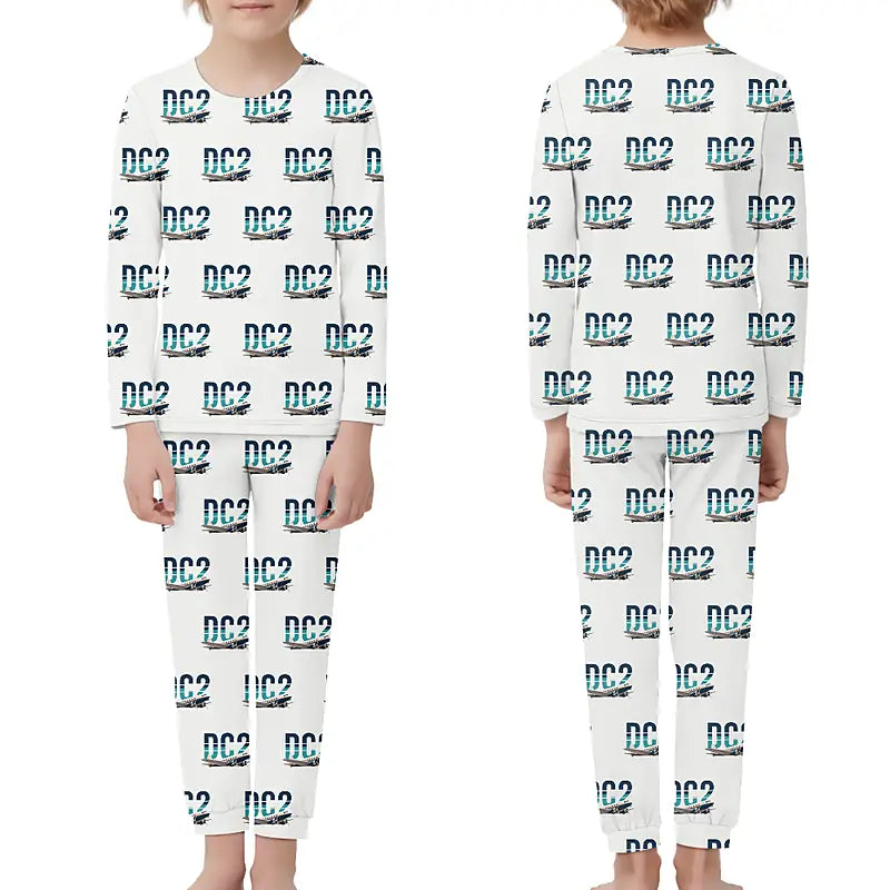Douglas DC-2 - Children Pajamas - Original Pattern - White