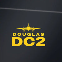 Thumbnail for Douglas DC-2 - Heritage Die-Cut - Yellow - Die-Cut - Close-up