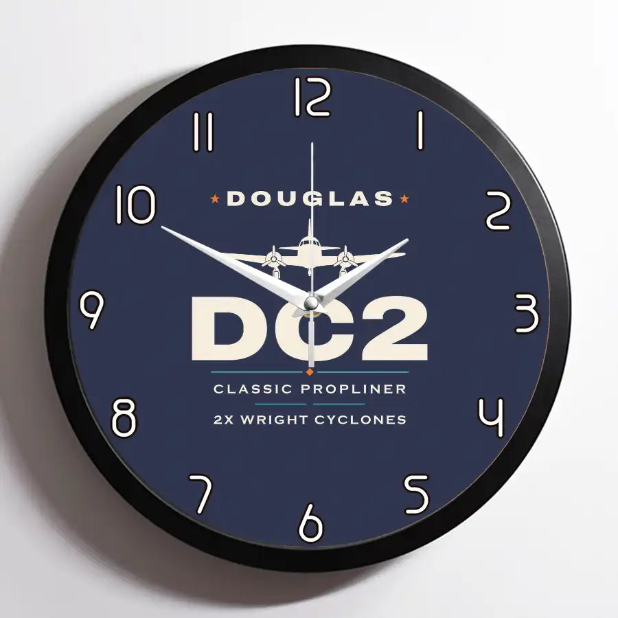 Douglas DC-2 - Heritage - Framed - Navy Blue