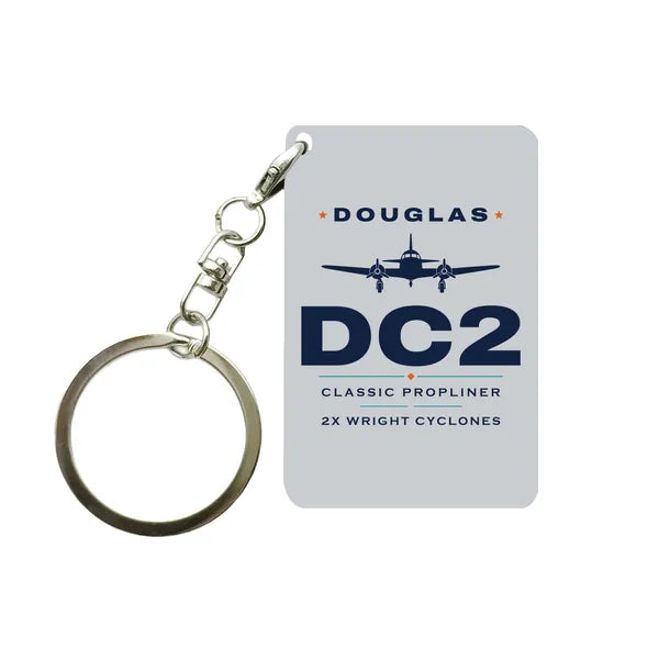 Douglas DC-2 - Heritage - Key Chain - Light Gray