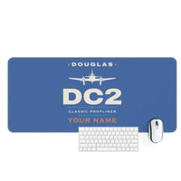 Thumbnail for Douglas DC-2 - Heritage + Name - Desk Mat - Blue