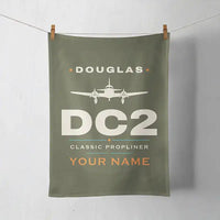 Thumbnail for Douglas DC-2 - Heritage + Name - Towel - Green Army