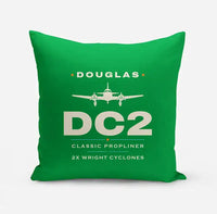Thumbnail for Douglas DC-2 - Heritage - Pillow - Green