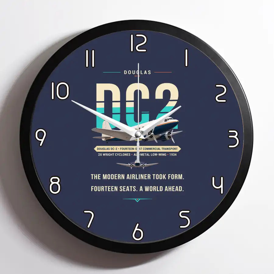 Douglas DC-2 - Original - Framed - Navy Blue