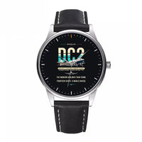 Thumbnail for Douglas DC-2 - Original - Leather Strap - Black Leather Strap