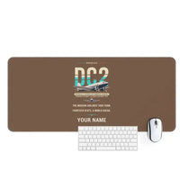 Thumbnail for Douglas DC-2 - Original + Name - Desk Mat - Brown