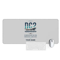 Thumbnail for Douglas DC-2 - Original + Name - Desk Mat - Light Gray