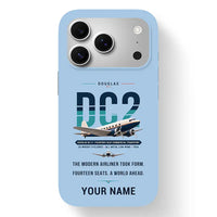 Thumbnail for Douglas DC-2 - Original + Name - MagSafe iPhone 17 Pro - Light Blue