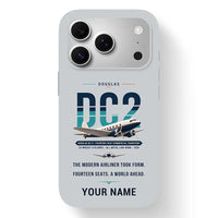 Thumbnail for Douglas DC-2 - Original + Name - MagSafe iPhone 17 Pro - Light Gray