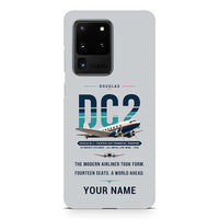 Thumbnail for Douglas DC-2 - Original + Name - Samsung Case - Light Gray