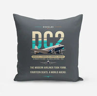 Thumbnail for Douglas DC-2 - Original - Pillow - Gray