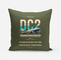 Thumbnail for Douglas DC-2 - Original - Pillow - Green Army