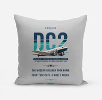 Thumbnail for Douglas DC-2 - Original - Pillow - Light Gray