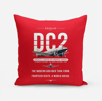 Thumbnail for Douglas DC-2 - Original - Pillow - Red