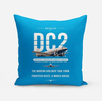 Thumbnail for Douglas DC-2 - Original - Pillow - Turquoise