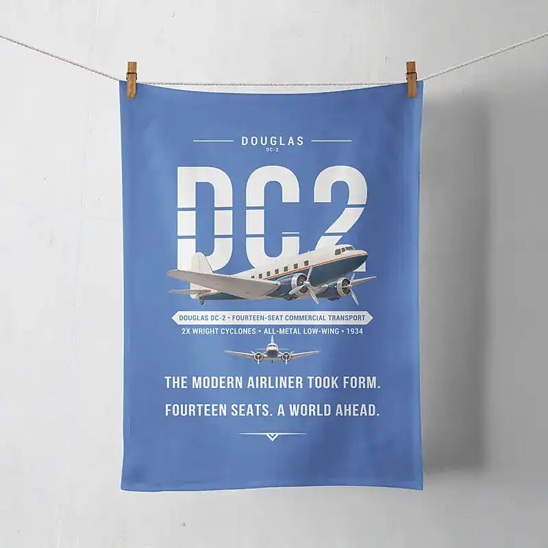 Douglas DC-2 - Original - Towel - Blue