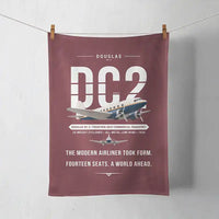Thumbnail for Douglas DC-2 - Original - Towel - Dark Red
