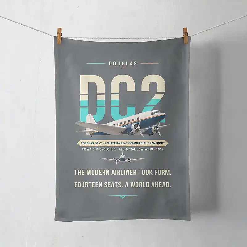 Douglas DC-2 - Original - Towel - Gray