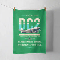Thumbnail for Douglas DC-2 - Original - Towel - Green