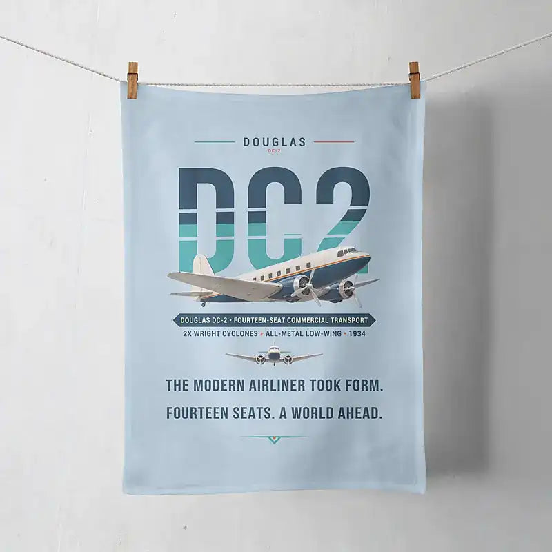 Douglas DC-2 - Original - Towel - Light Blue