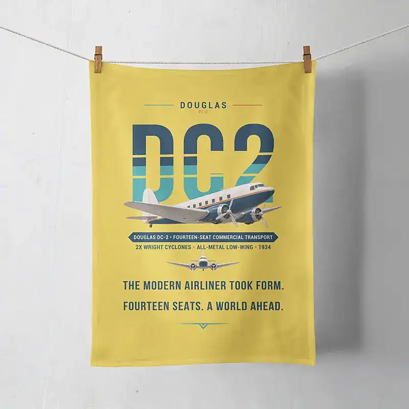Douglas DC-2 - Original - Towel - Yellow