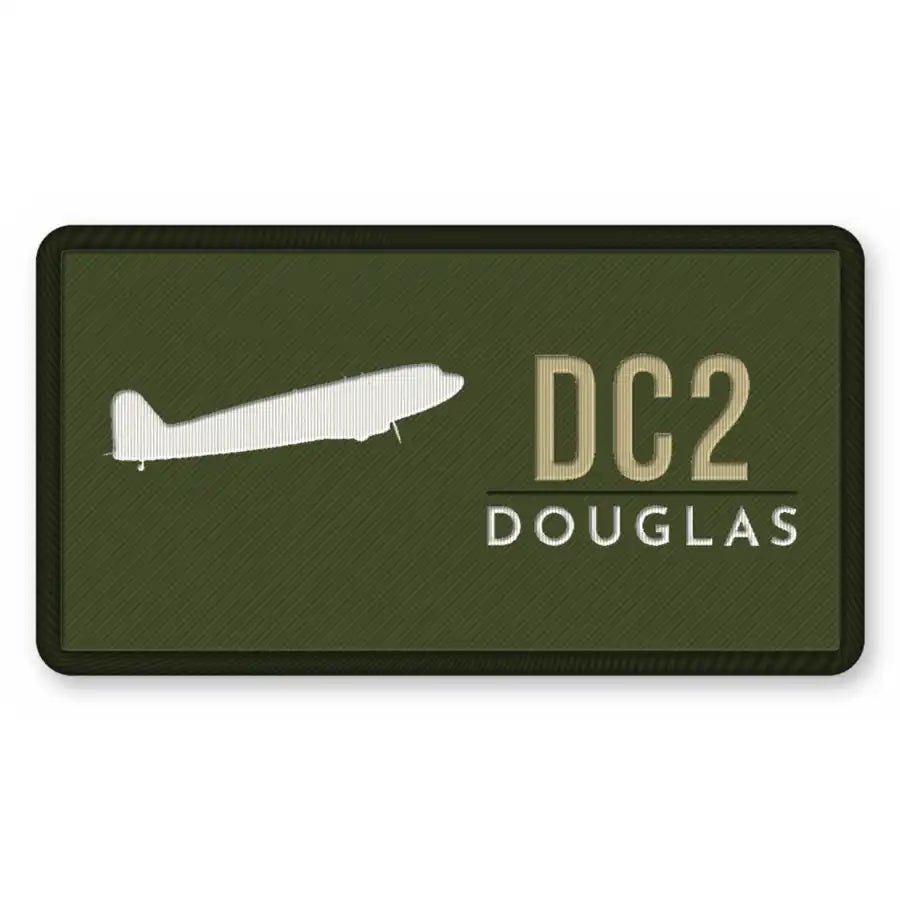Douglas DC-2 Patches - Rectangle - Olive Khaki