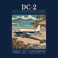 Thumbnail for Douglas DC-2 - Poster - Card