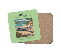 Thumbnail for Douglas DC-2 - Poster - Coaster - Light Green