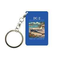 Thumbnail for Douglas DC-2 - Poster - Key Chain - Blue