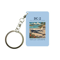Thumbnail for Douglas DC-2 - Poster - Key Chain - Light Blue