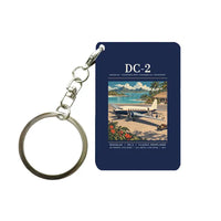Thumbnail for Douglas DC-2 - Poster - Key Chain - Navy Blue