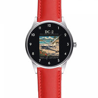 Thumbnail for Douglas DC-2 - Poster - Leather Strap - Red Leather Strap
