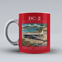 Thumbnail for Douglas DC-2 - Poster - Mug - Red
