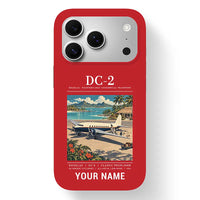 Thumbnail for Douglas DC-2 - Poster + Name - MagSafe iPhone 17 Pro - Red