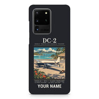 Thumbnail for Douglas DC-2 - Poster + Name - Samsung Case - Black